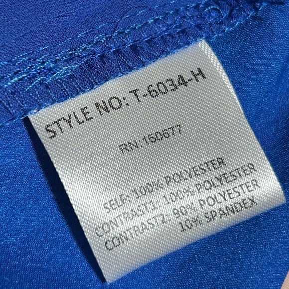 Strut & Bolt | NWT Blue Bodysuit Tie Shoulders Small - Picture 5 of 5